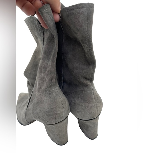Donald Pliner Lora grey suede booties size 7.5 - Picture 5 of 14